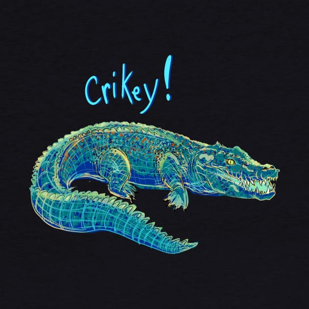 Crikey Crocodile by AlexandraHallPinner